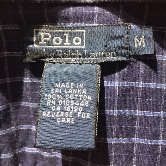 Polo short sleeve button down shirt. Boys medium - Picture 5 of 5